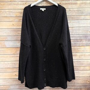 Treasure & Bond Sweater Women’s Size M/L Black Cardigan Oversized Wool NWOT